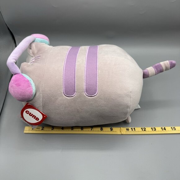 Pusheen Gamer Log Squisheen Plush 12" NEW - Picture 7 of 7